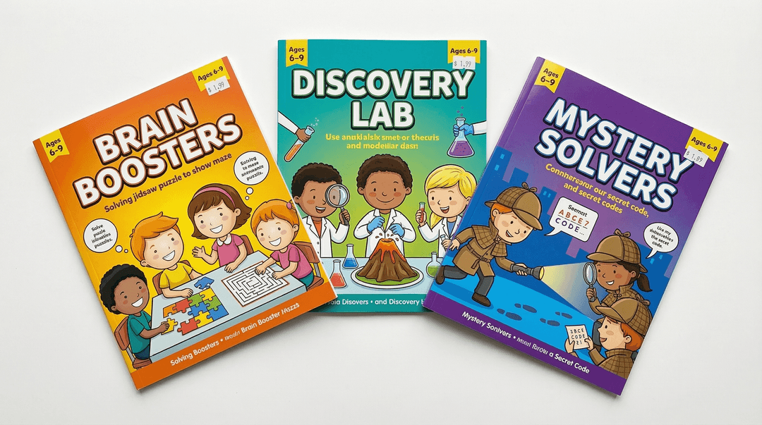 ThinkQuest workbooks and magazine-style activity booklets for kids