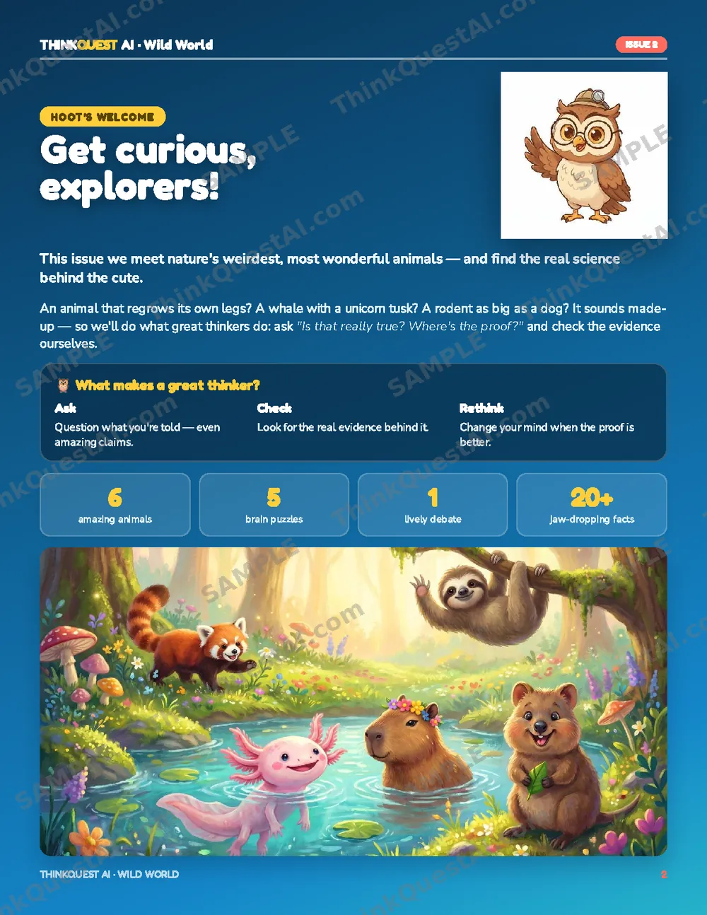 Wild World: Weird & Wonderful — sample page 1